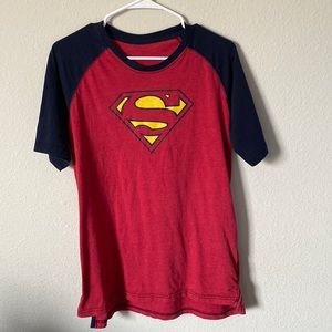 Superman t-shirt.